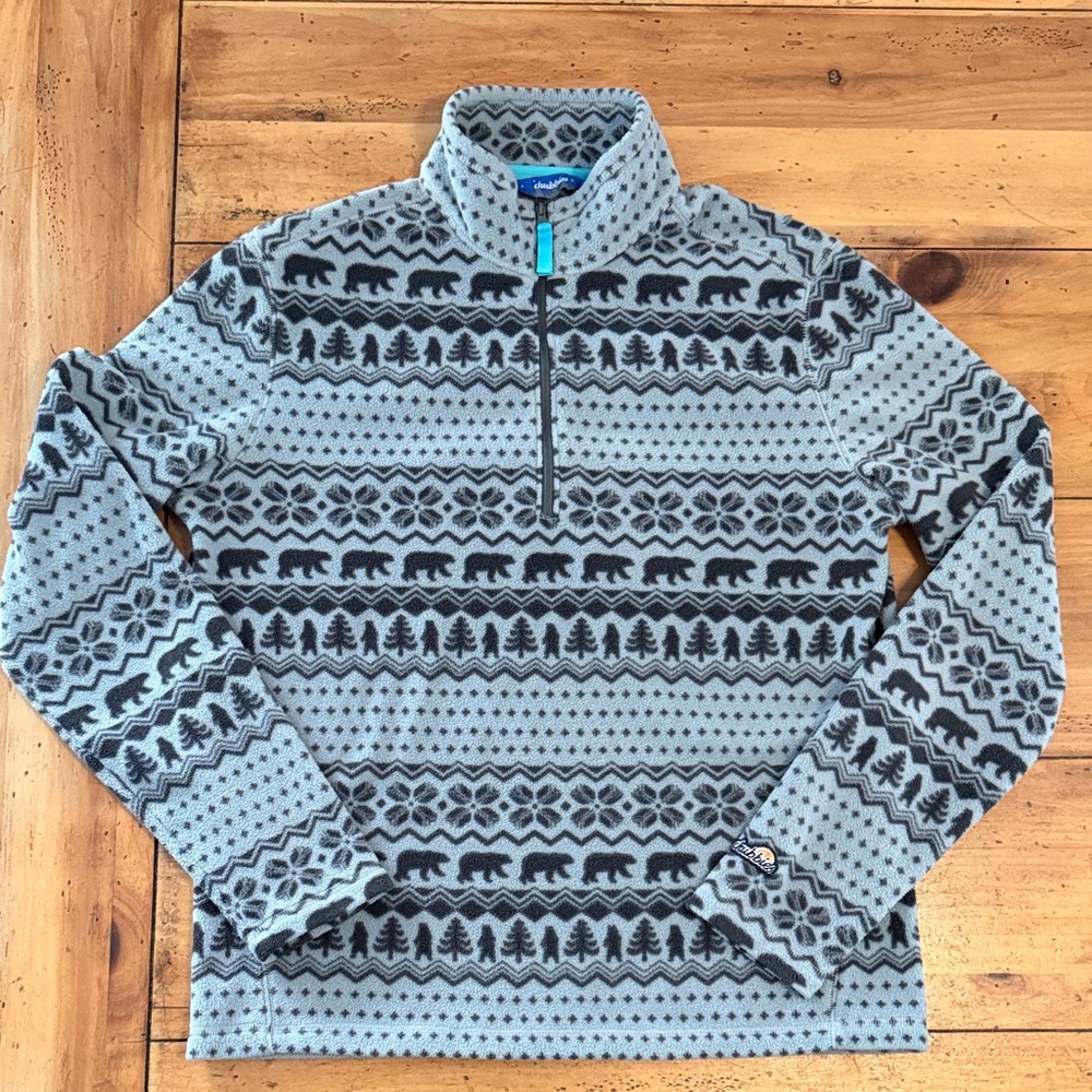 Chubbies The Bear Hug Gray Fleece Size XS